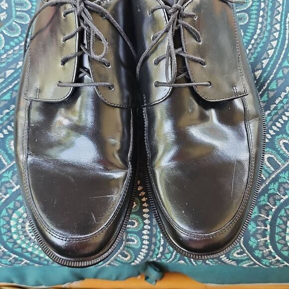 Rockport Mens Black Dress Shoes. Size 10.5 - Picture 3 of 10